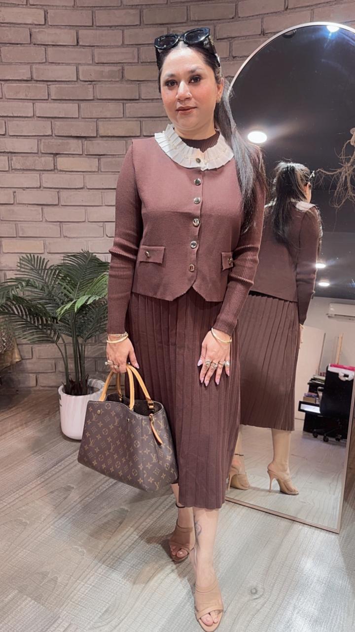 Alex Brown Woolen Dress