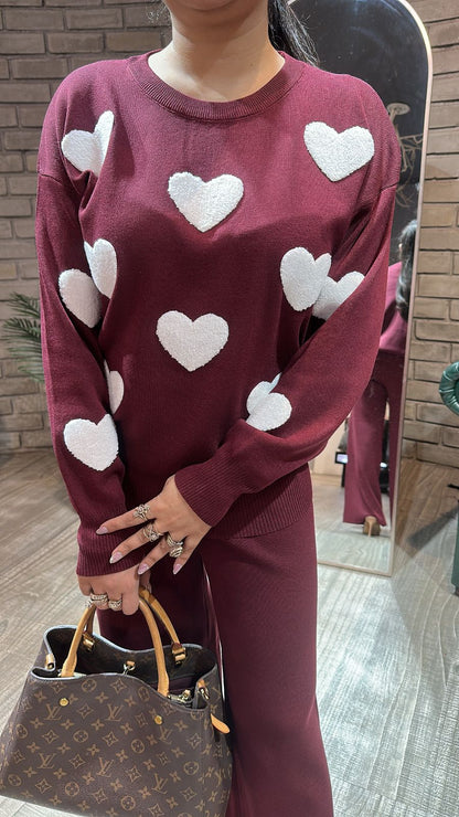 Dil wala wine Woolen Cordset