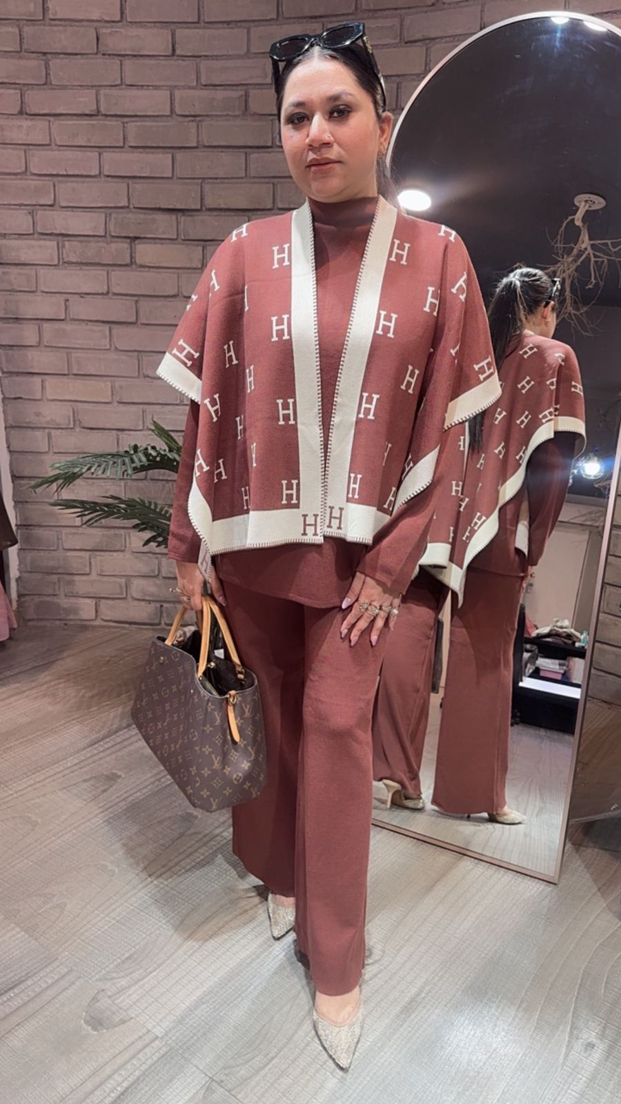 James Brown Woolen Stole Cordset