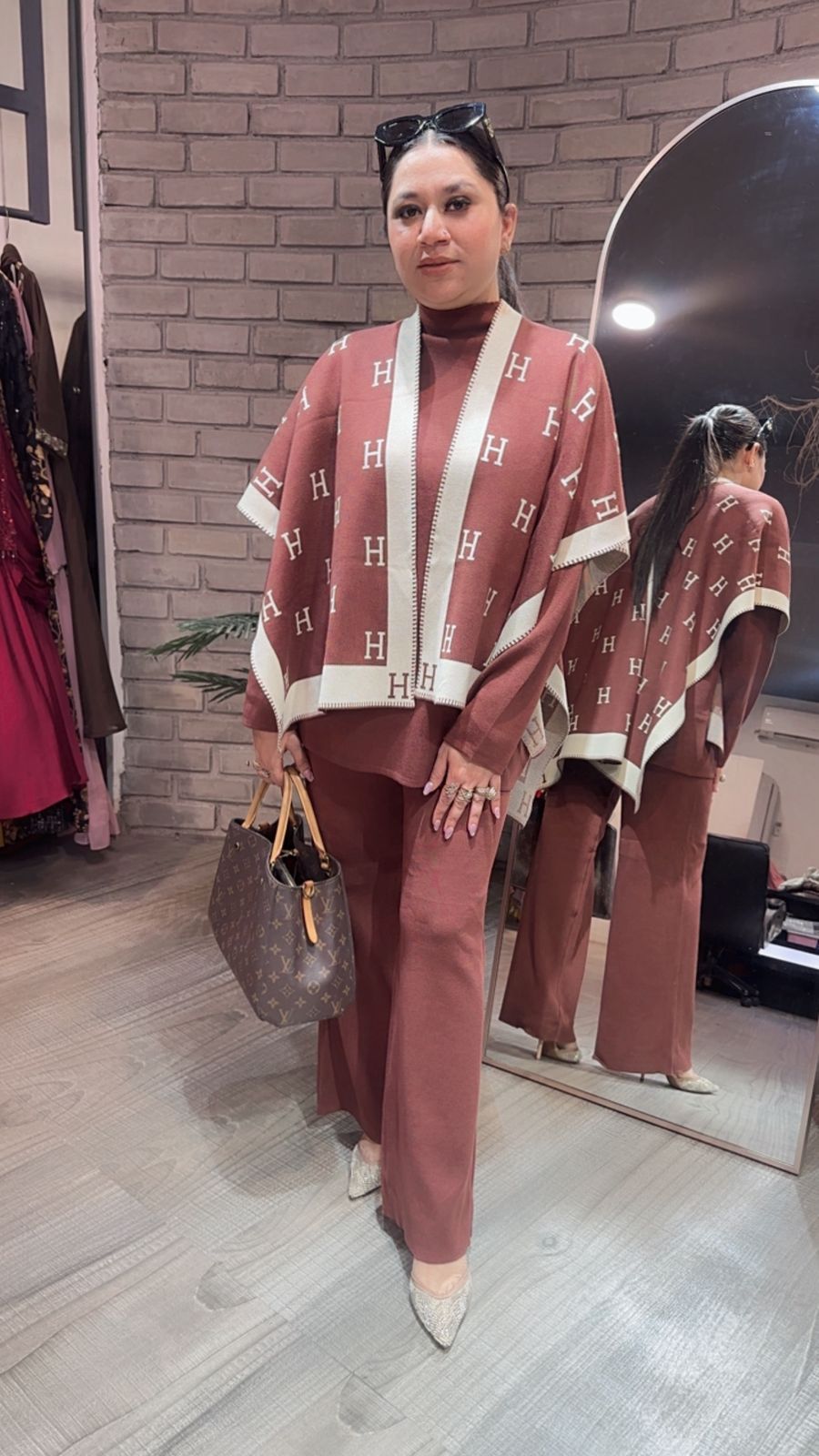 James Brown Woolen Stole Cordset