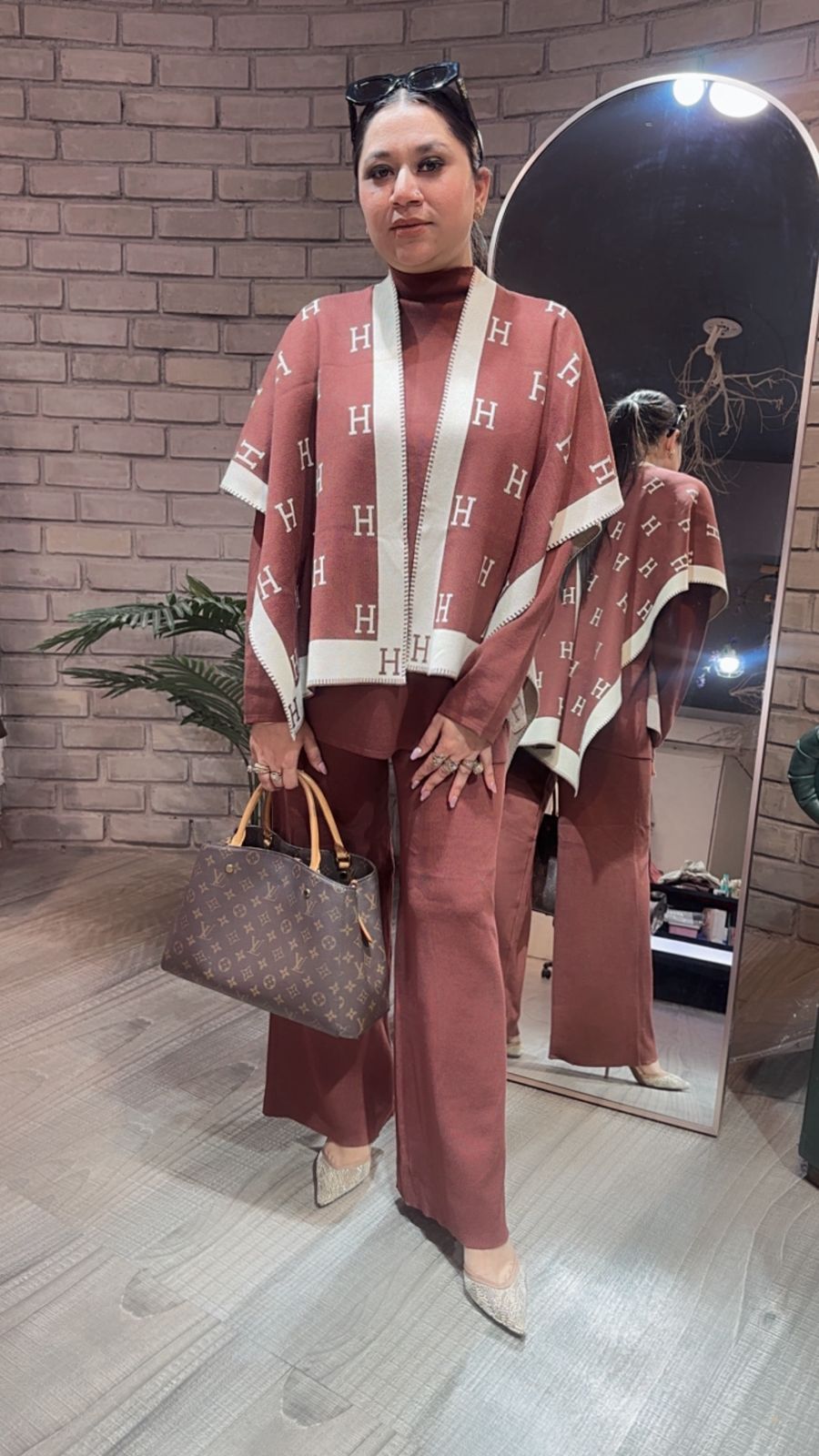 James Brown Woolen Stole Cordset