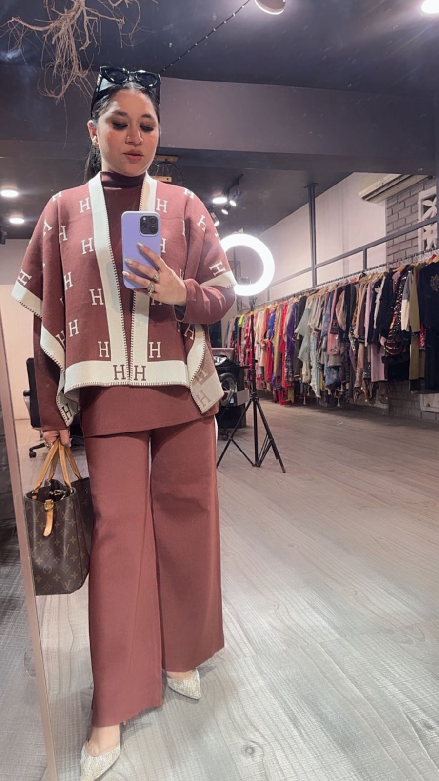 James Brown Woolen Stole Cordset