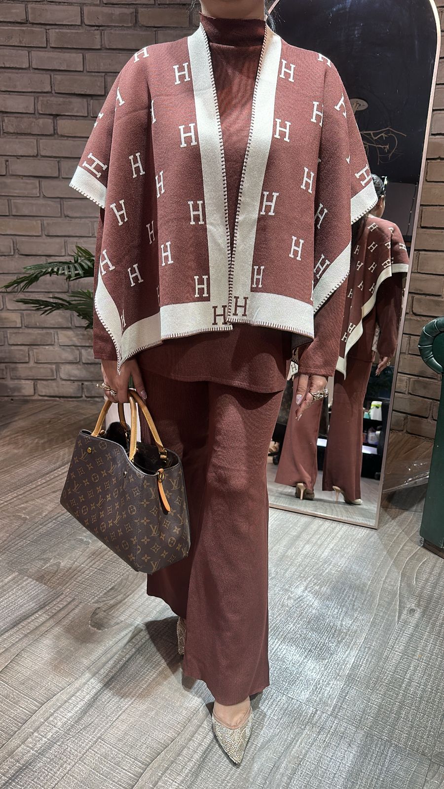 James Brown Woolen Stole Cordset