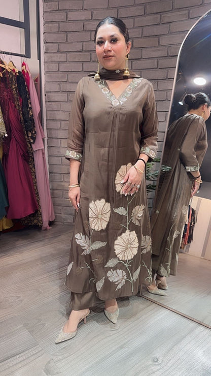 Java A-Line Designer Cotton suit