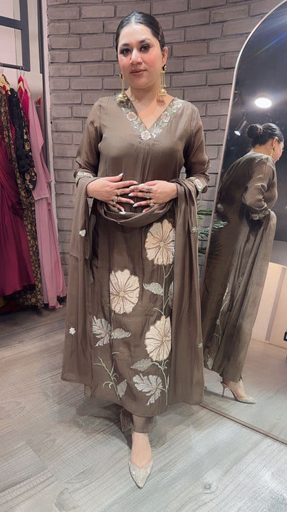 Java A-Line Designer Cotton suit