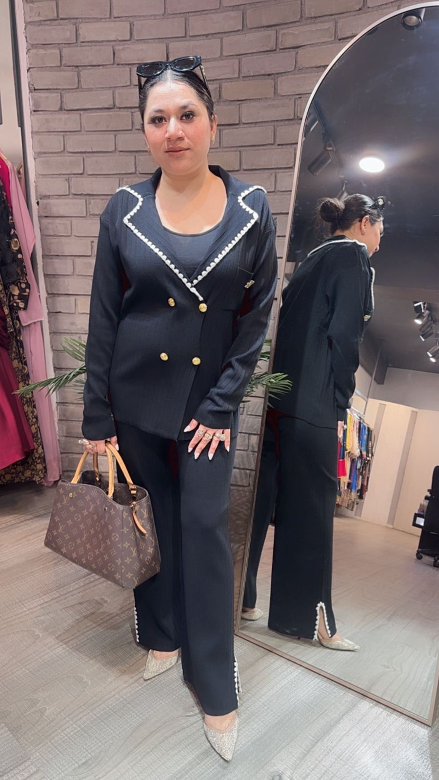 Rolex Black Woolen  Cordset