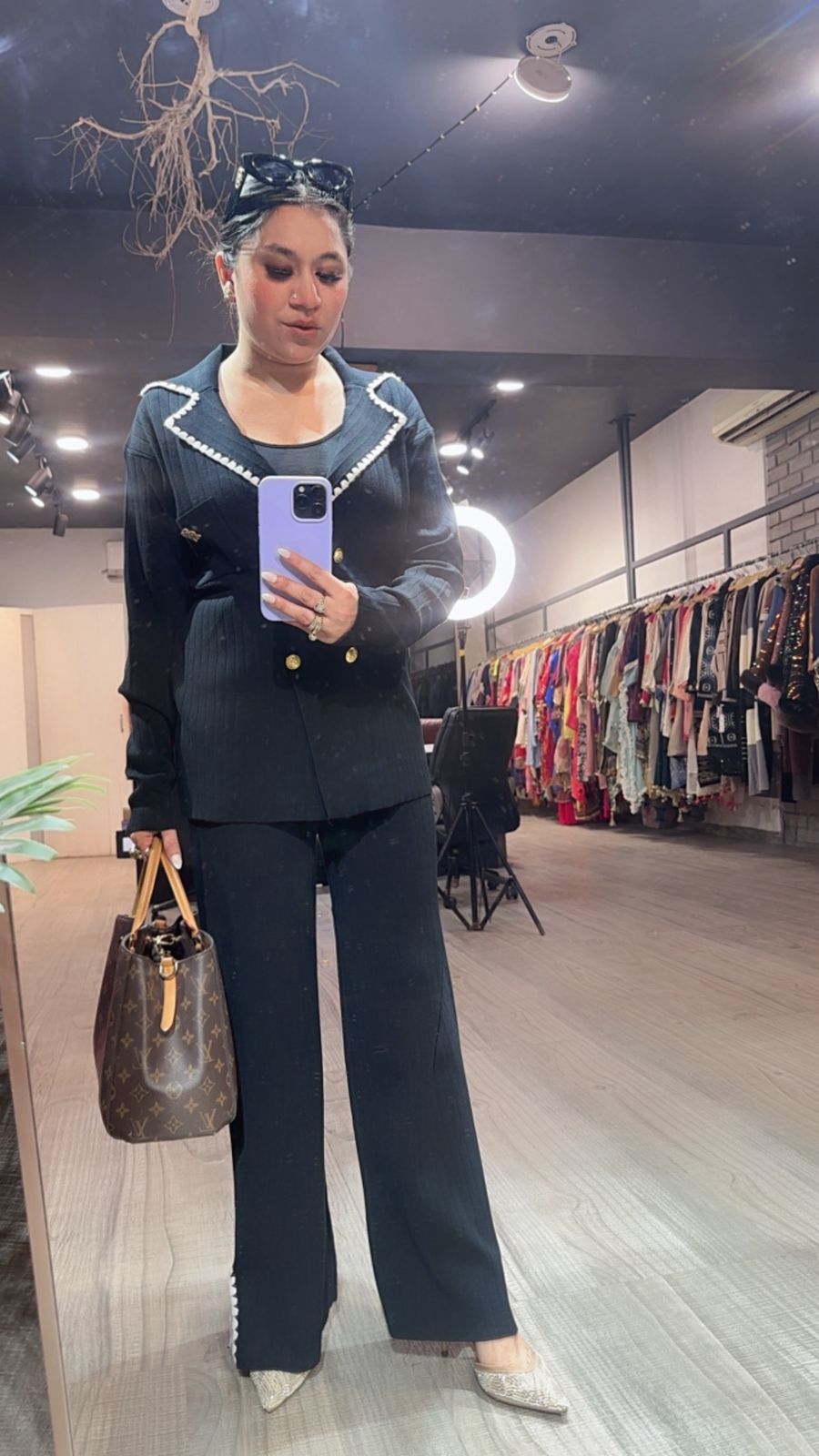 Rolex Black Woolen  Cordset