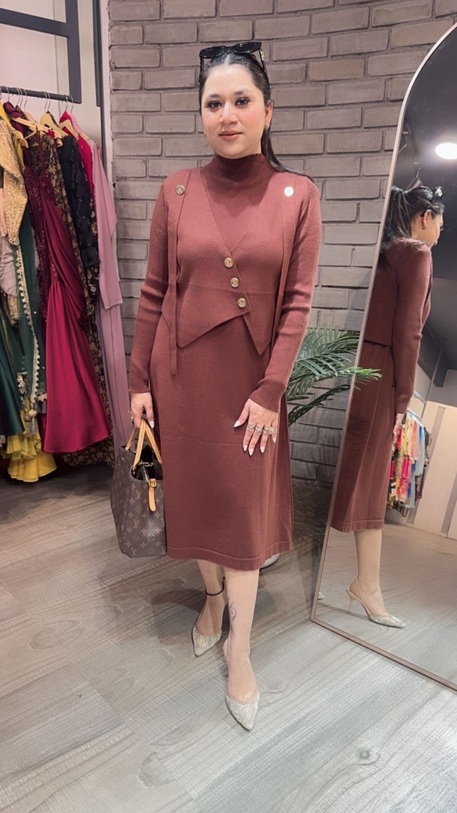 Julie Brown Woolen Dress