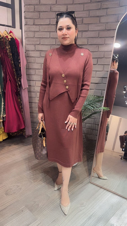 Julie Brown Woolen Dress