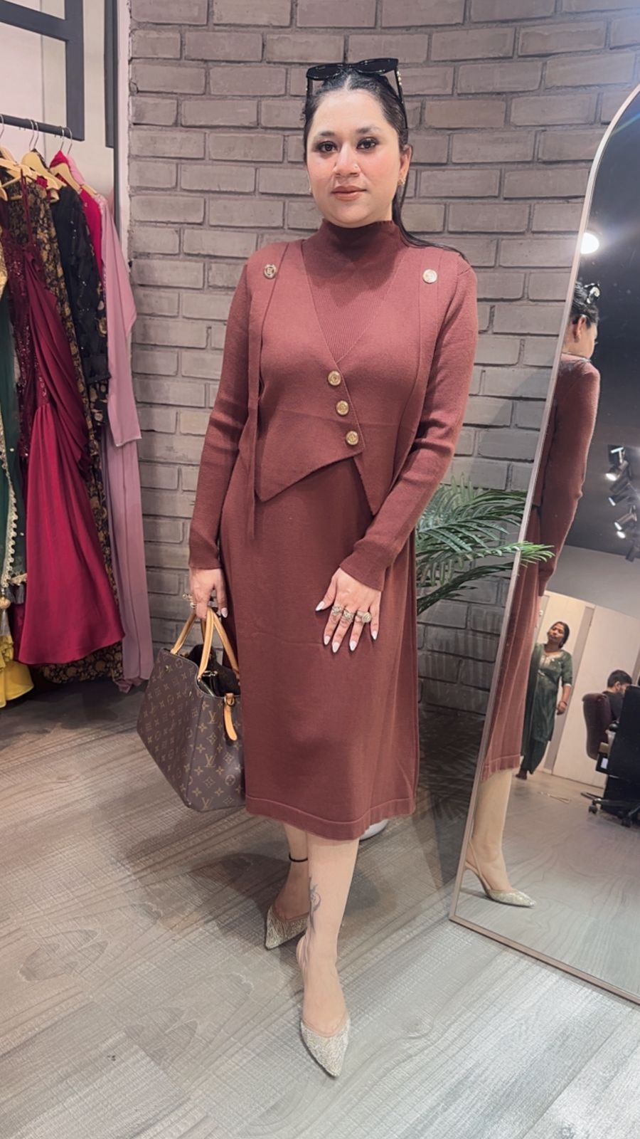 Julie Brown Woolen Dress