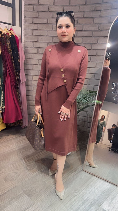 Julie Brown Woolen Dress