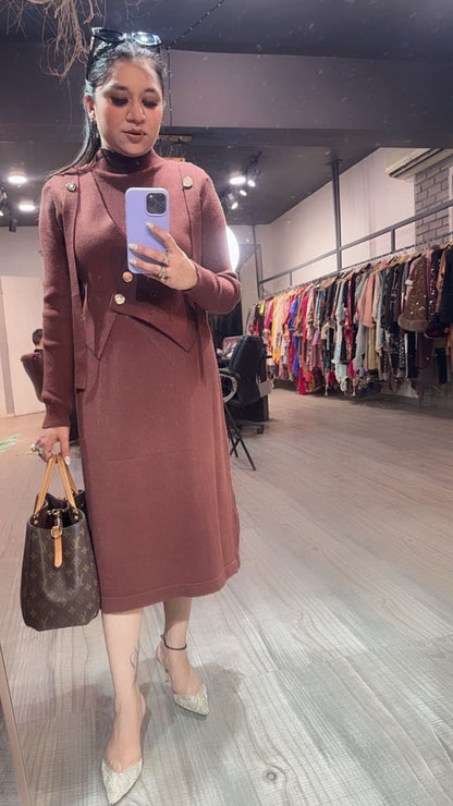 Julie Brown Woolen Dress