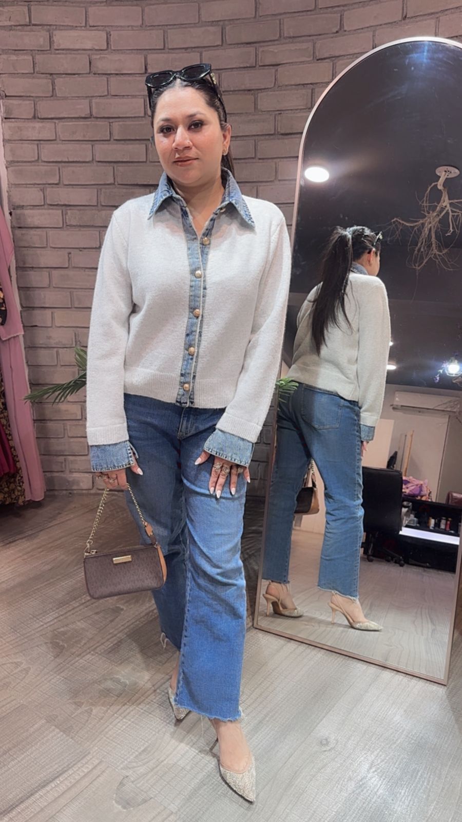 Denim wala Grey Woolen Sweater
