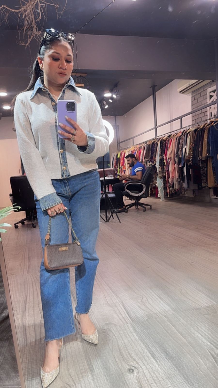 Denim wala Grey Woolen Sweater