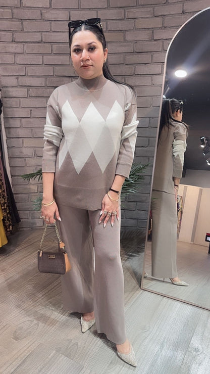 Oliver Beige Woolen Cordset