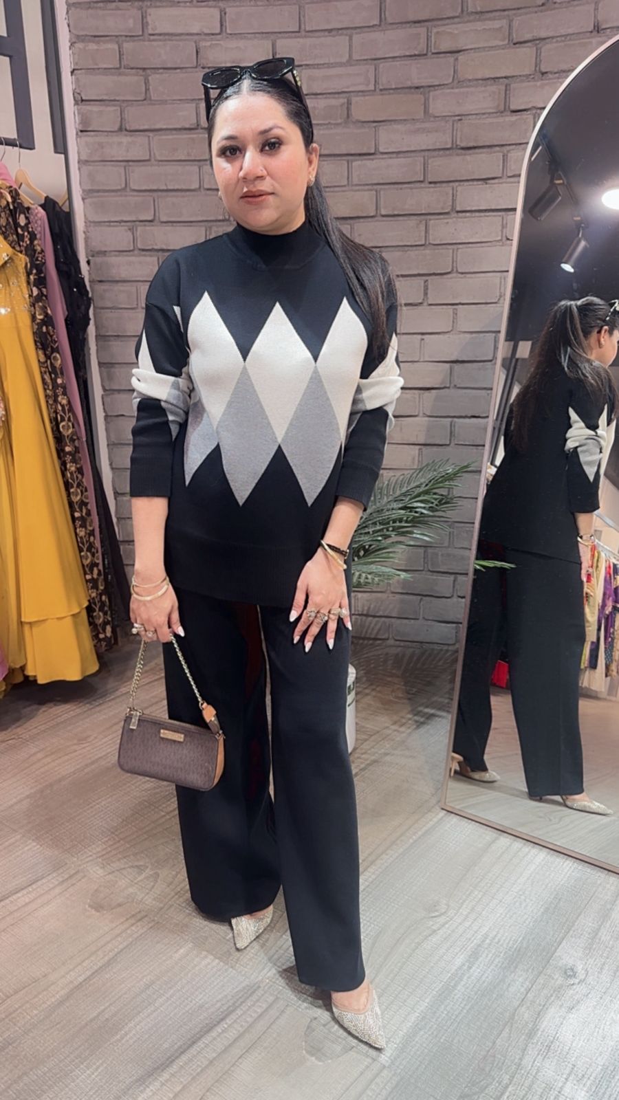 Oliver Black Woolen Cordset