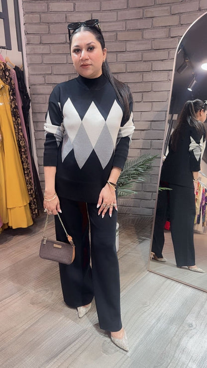 Oliver Black Woolen Cordset