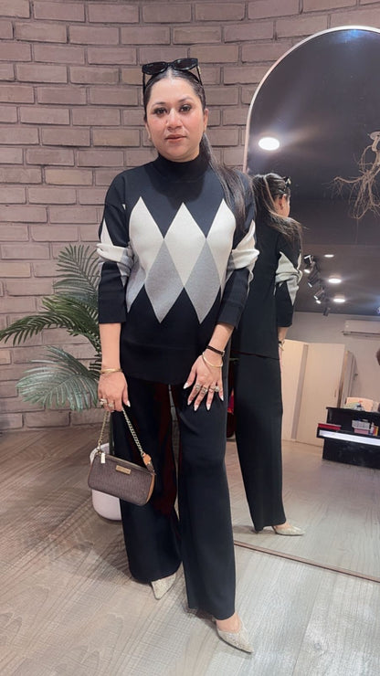 Oliver Black Woolen Cordset