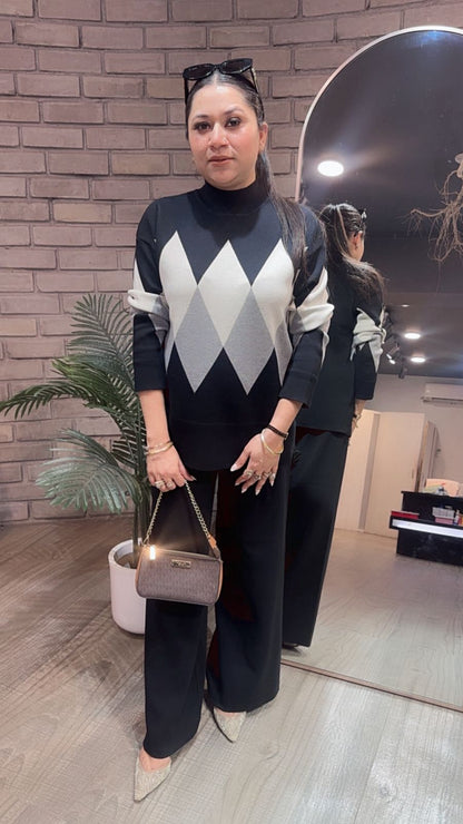 Oliver Black Woolen Cordset