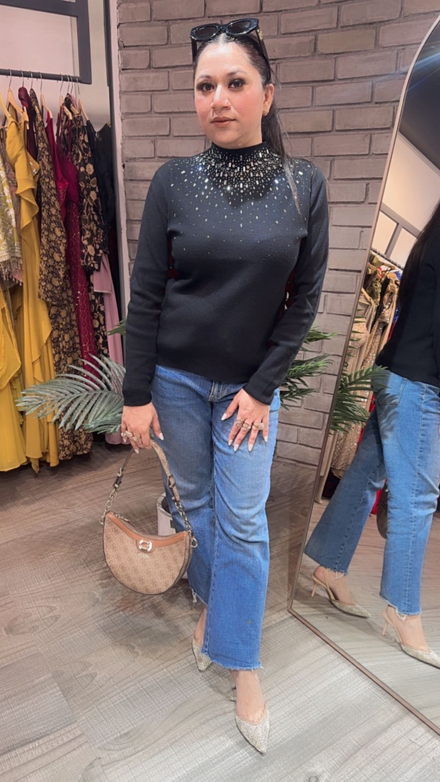 Noah Black Woolen Sweater