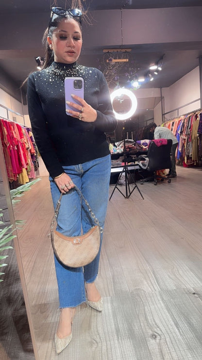 Noah Black Woolen Sweater