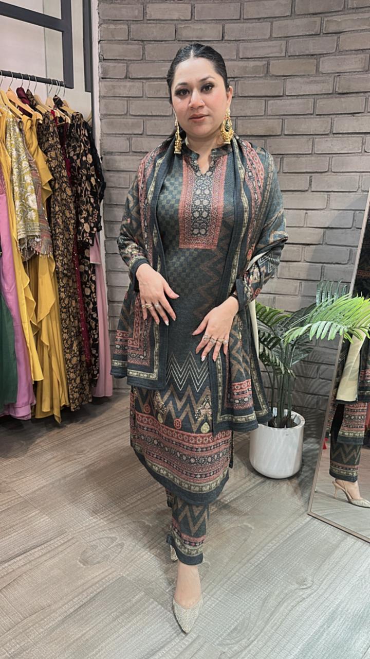 Emma Designer Woolen Suit