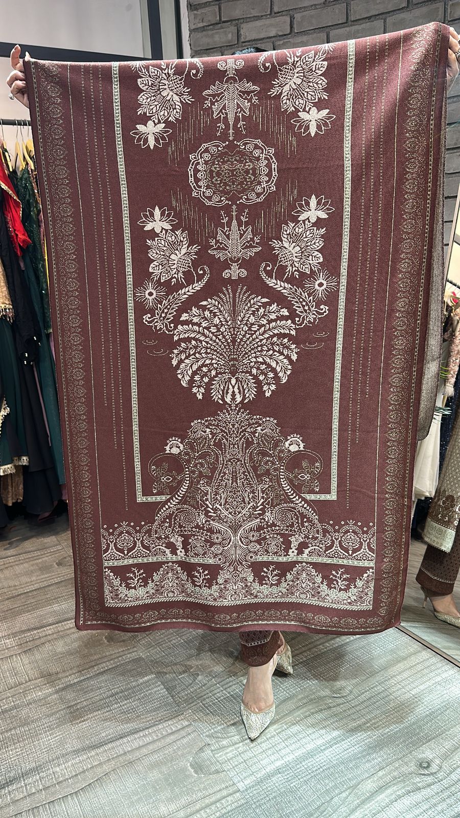 Brooklyn Brown Woolen Designer suit