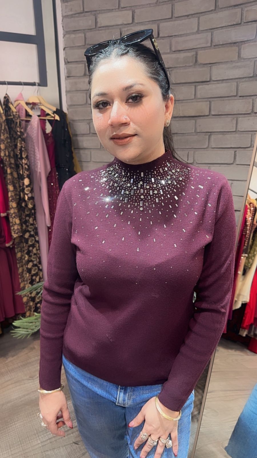 Noah Wine Woolen Sweater