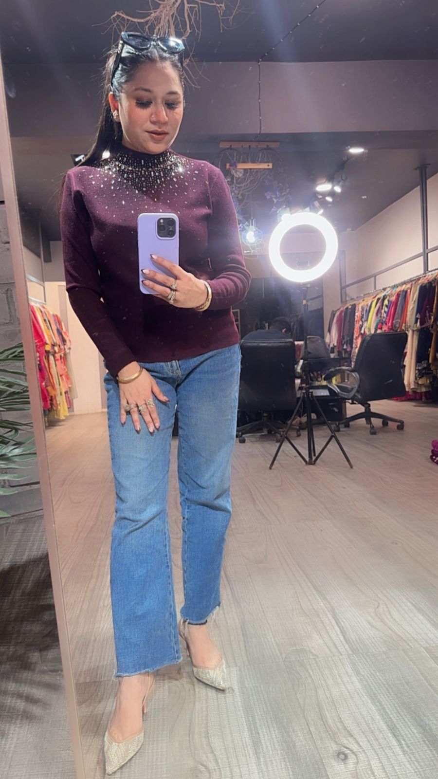 Noah Wine Woolen Sweater