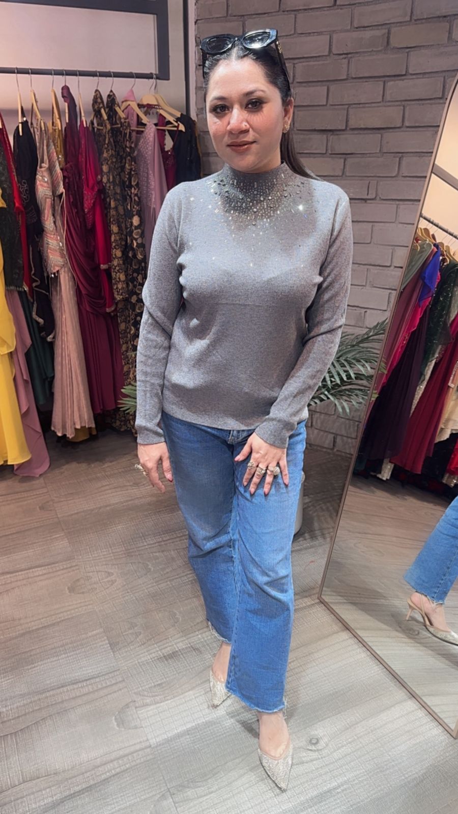 Noah Grey Woolen Sweater