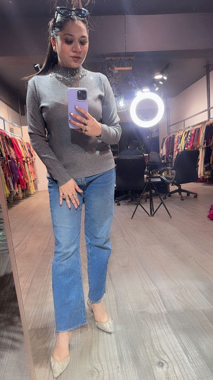 Noah Grey Woolen Sweater