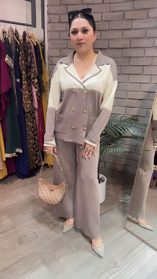 German Mouse offwhite Woolen Cordset