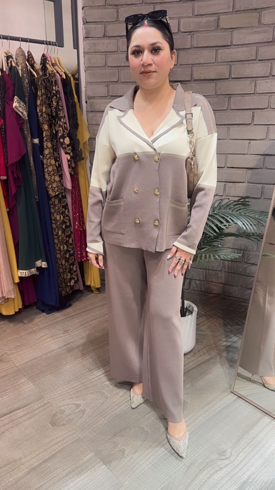 German Mouse offwhite Woolen Cordset