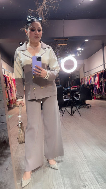 German Mouse offwhite Woolen Cordset