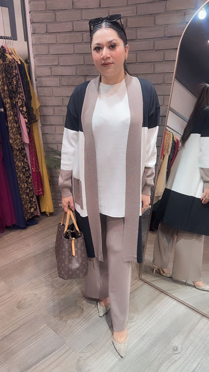 Brazil Mouse white jacket Woolen Cordset