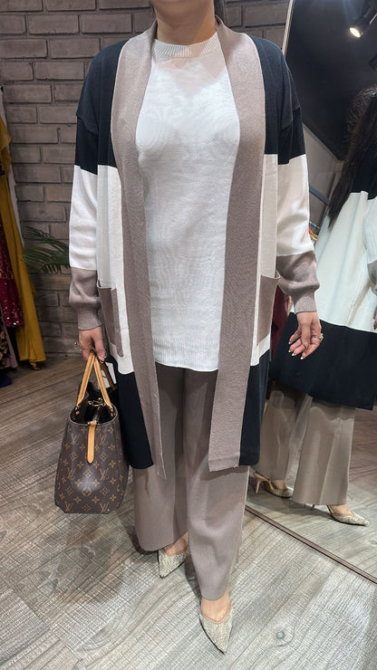 Brazil Mouse white jacket Woolen Cordset