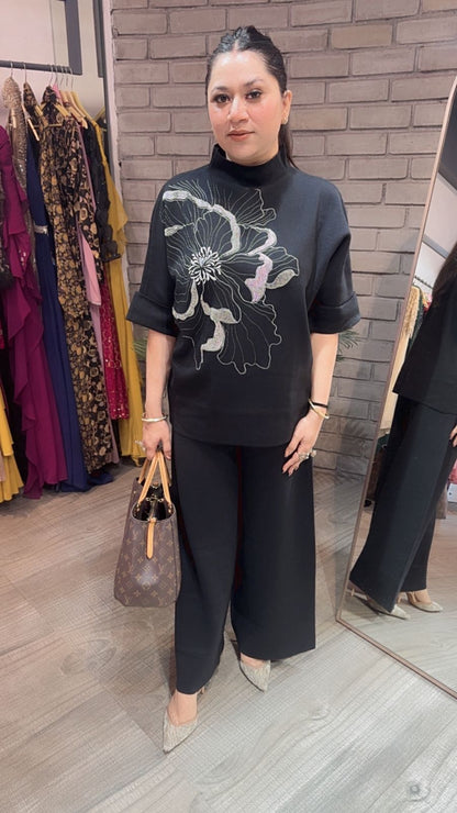 Turkey Black Woolen Cordset