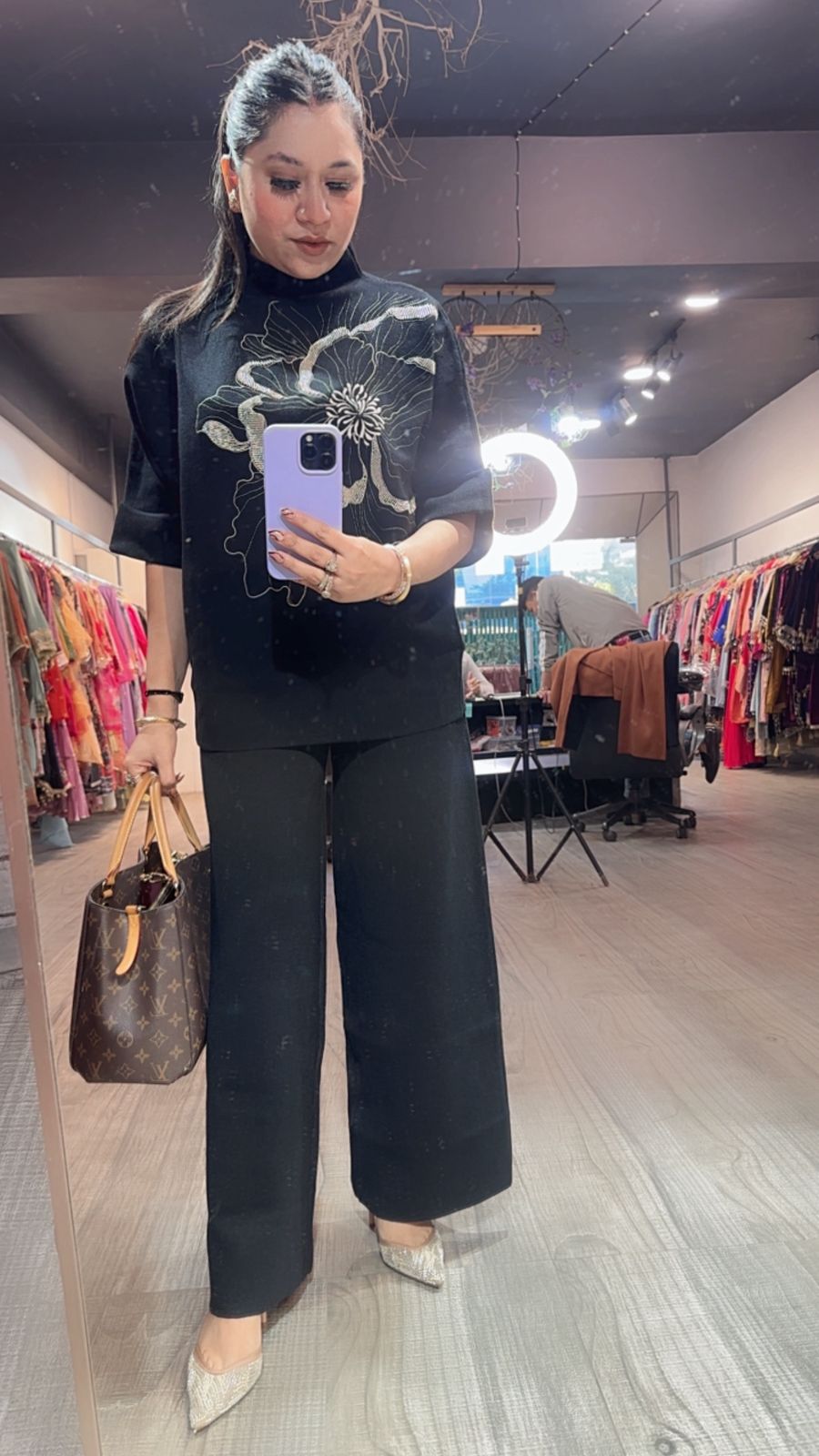 Turkey Black Woolen Cordset