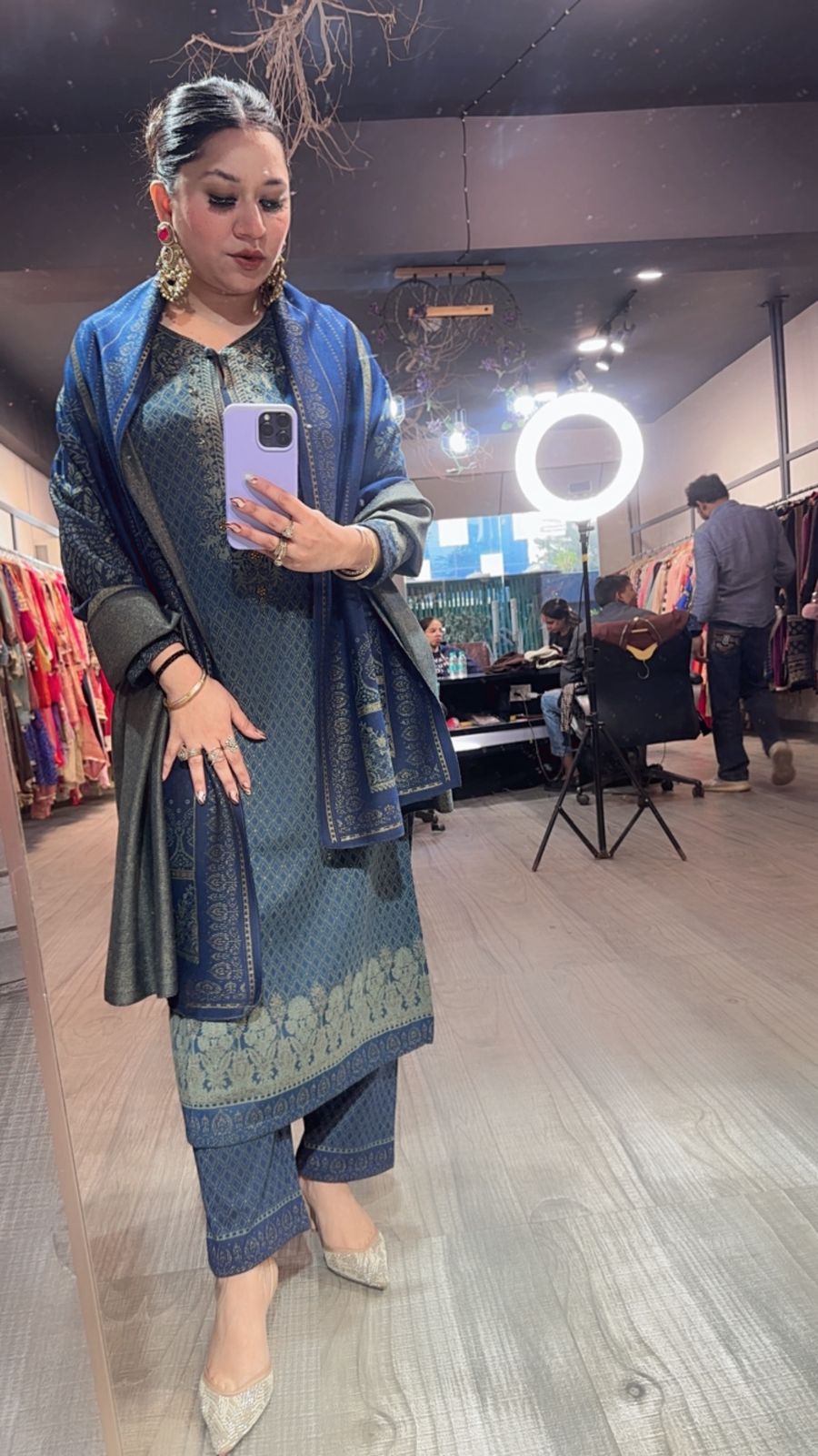 Brooklyn Blue Woolen Designer suit