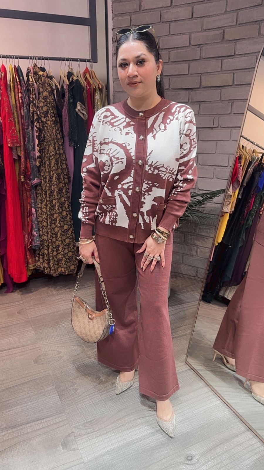 Kangaroo Brown Woolen Cordset