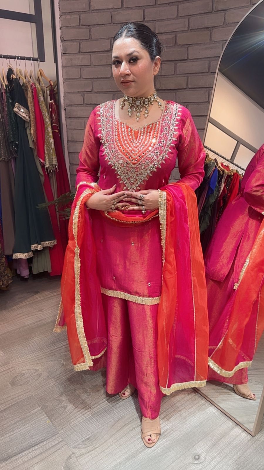 Bajirao Mastani Mirror Designer suit