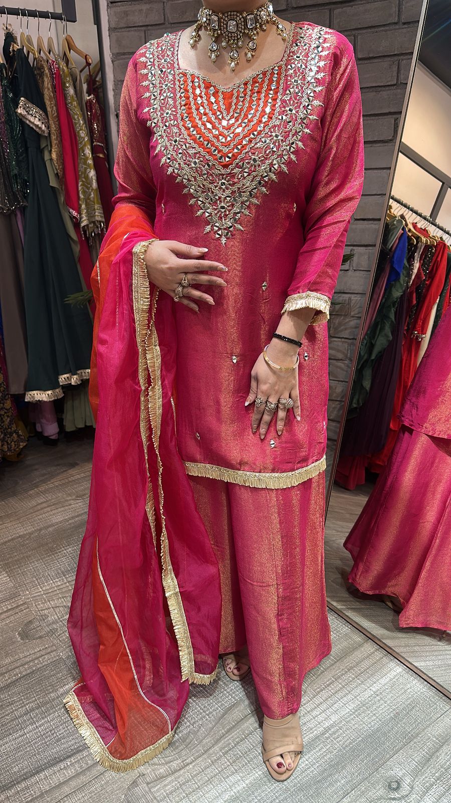 Bajirao Mastani Mirror Designer suit