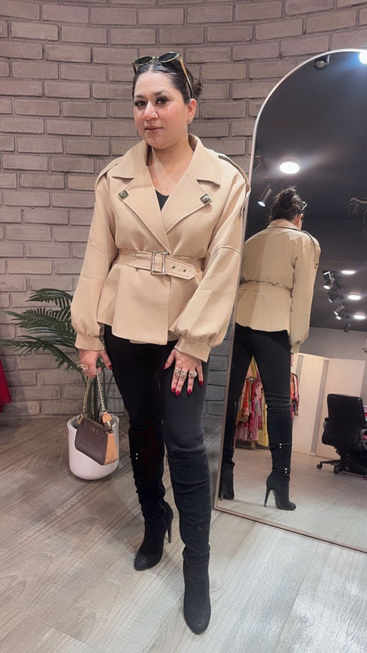 Kiko Sand Stylish Jacket