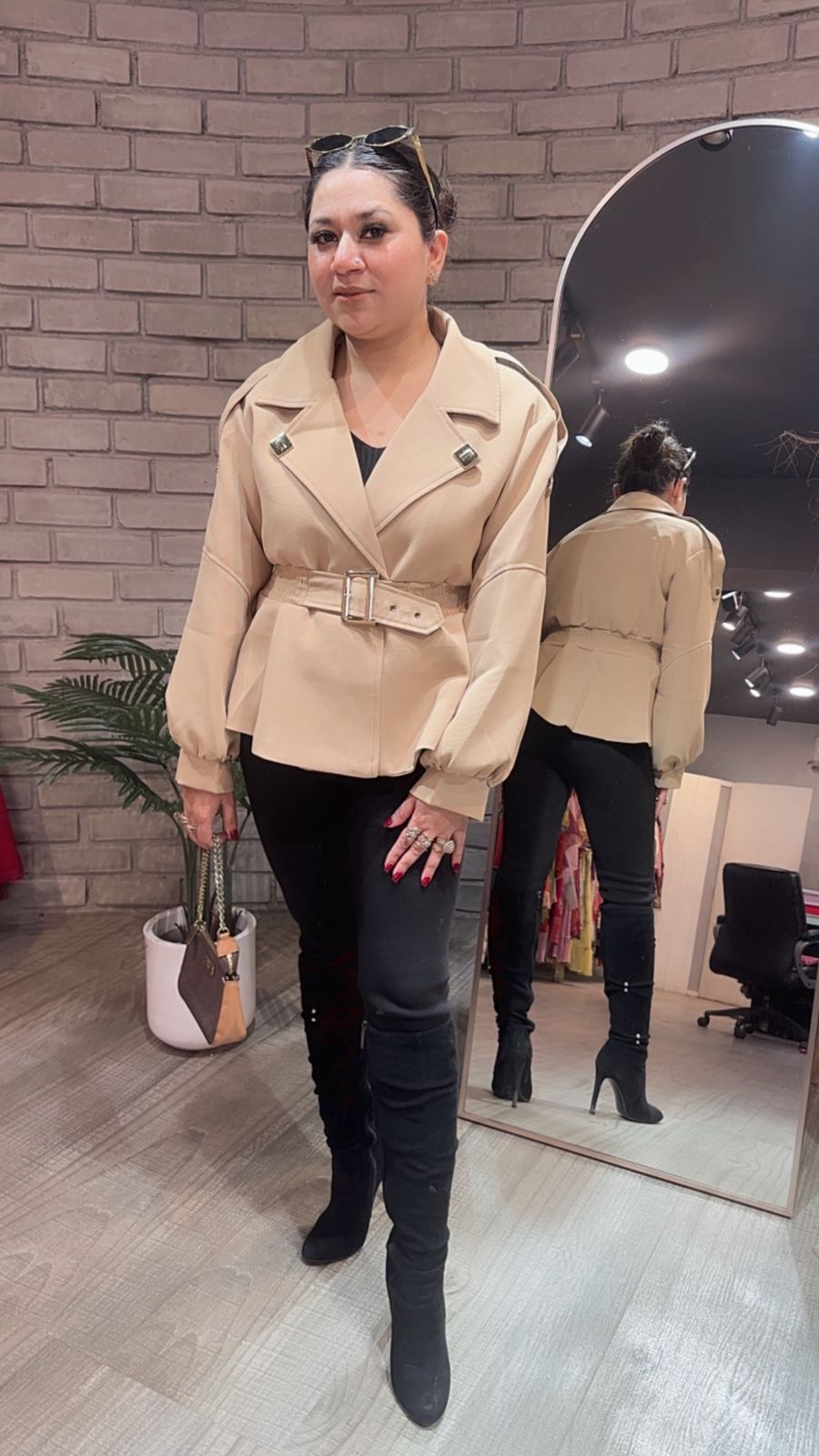 Kiko Sand Stylish Jacket