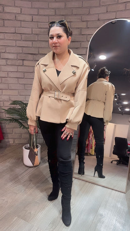 Kiko Sand Stylish Jacket
