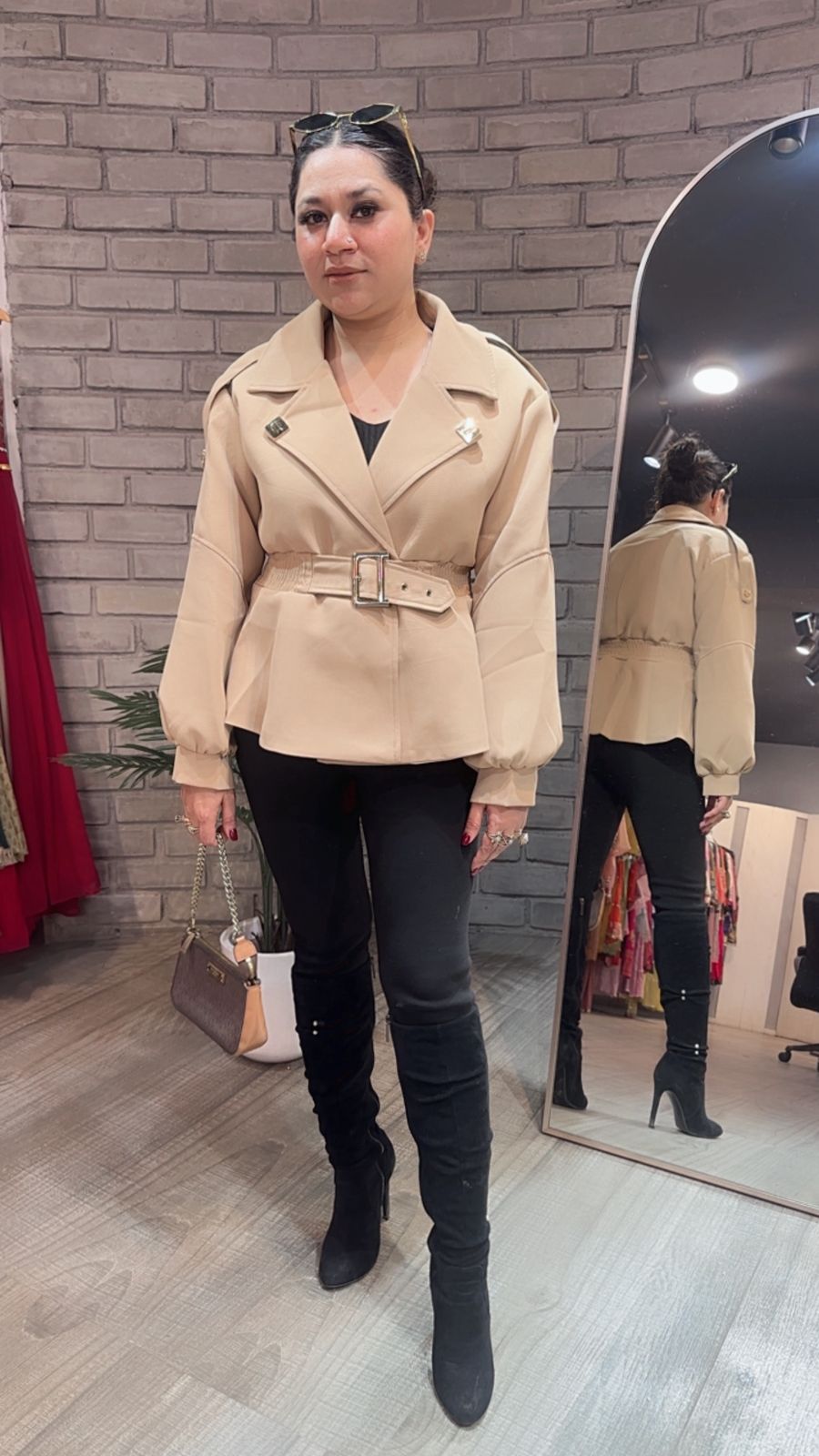 Kiko Sand Stylish Jacket