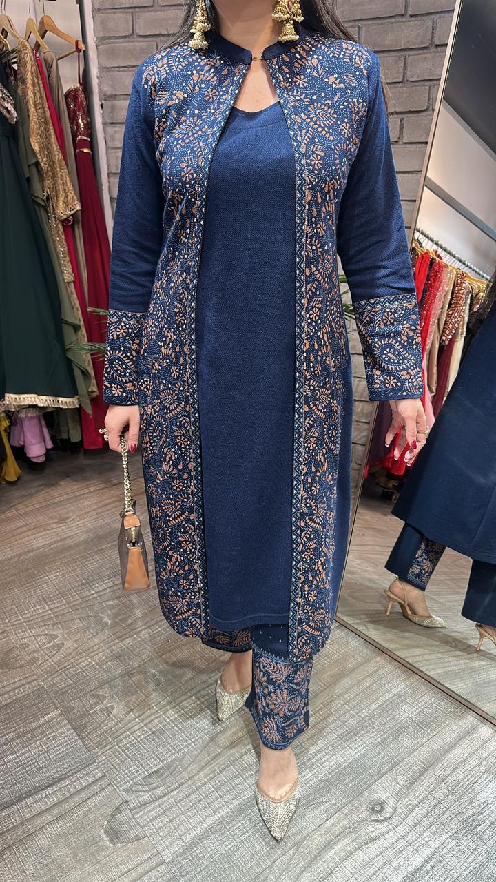 Dubai woolen cordset Set with Inner