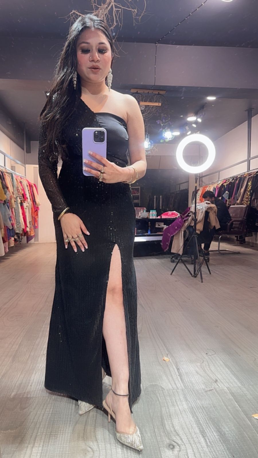 Nk Black Sanya Birthday Dress