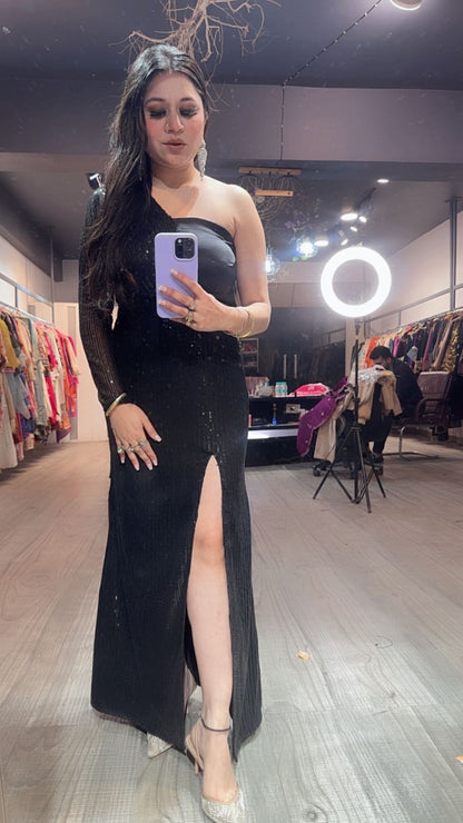 Nk Black Sanya Birthday Dress