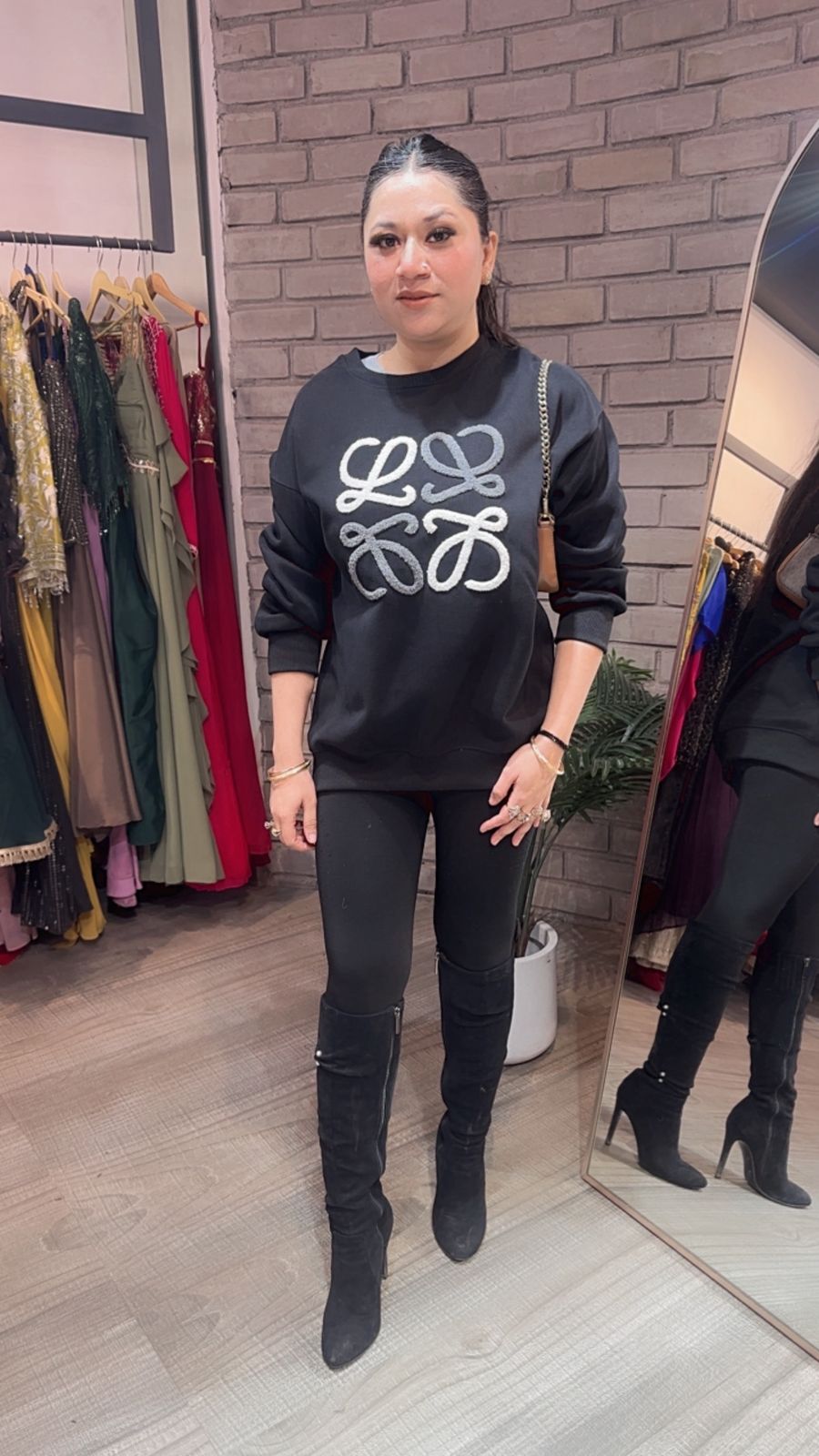 Beloved Black winter sweatshirt